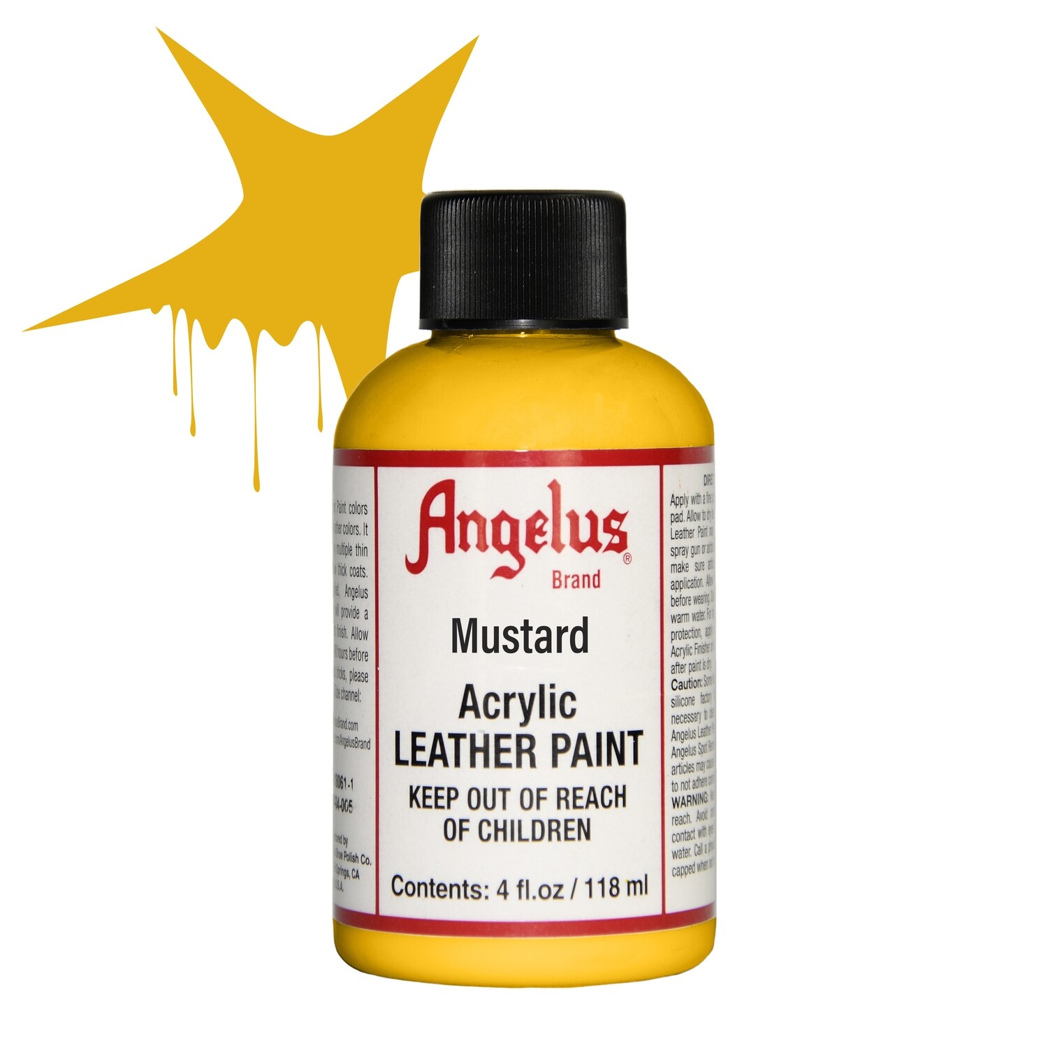 Angelus Mustard Leather Paint