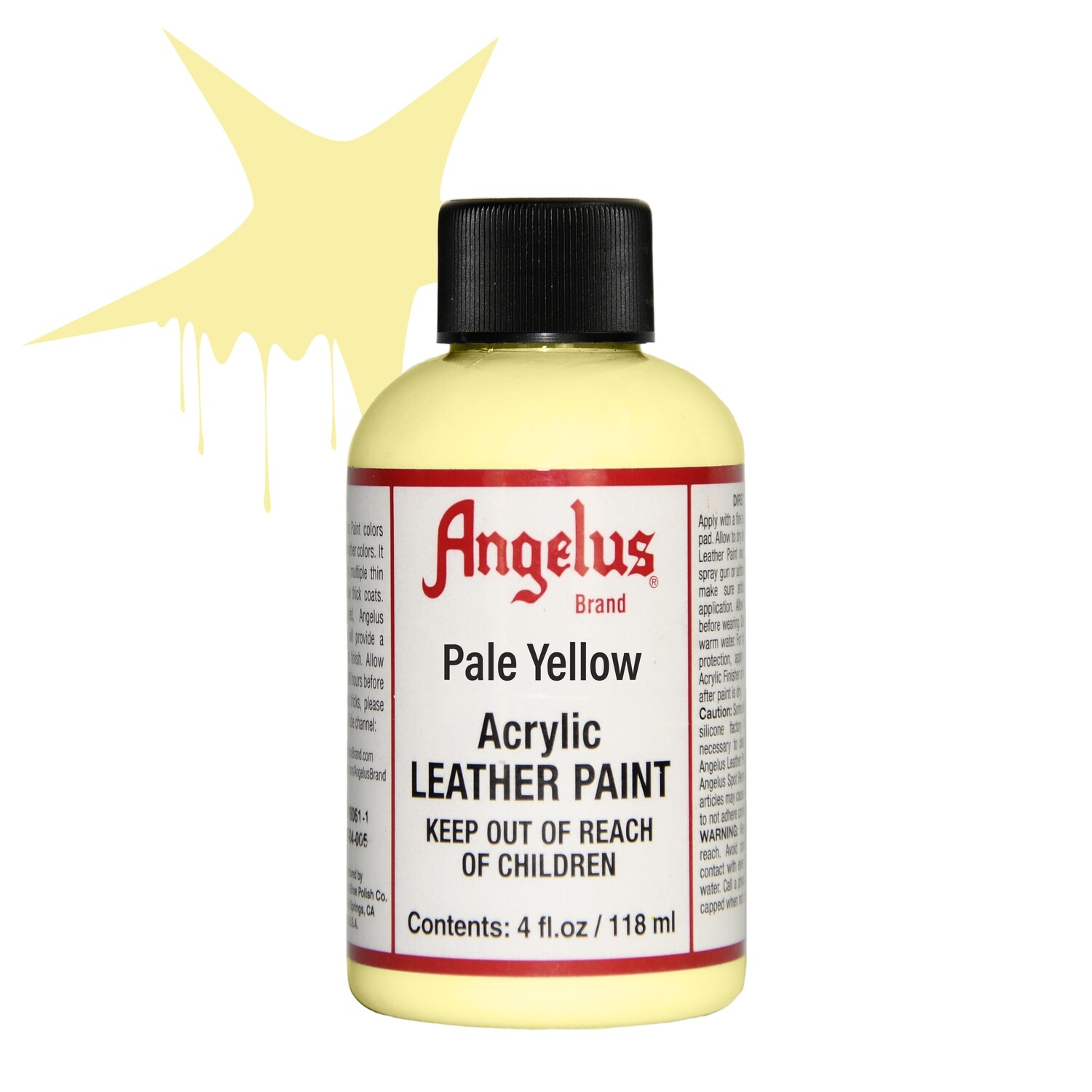 Angelus Pale Yellow Leather Paint