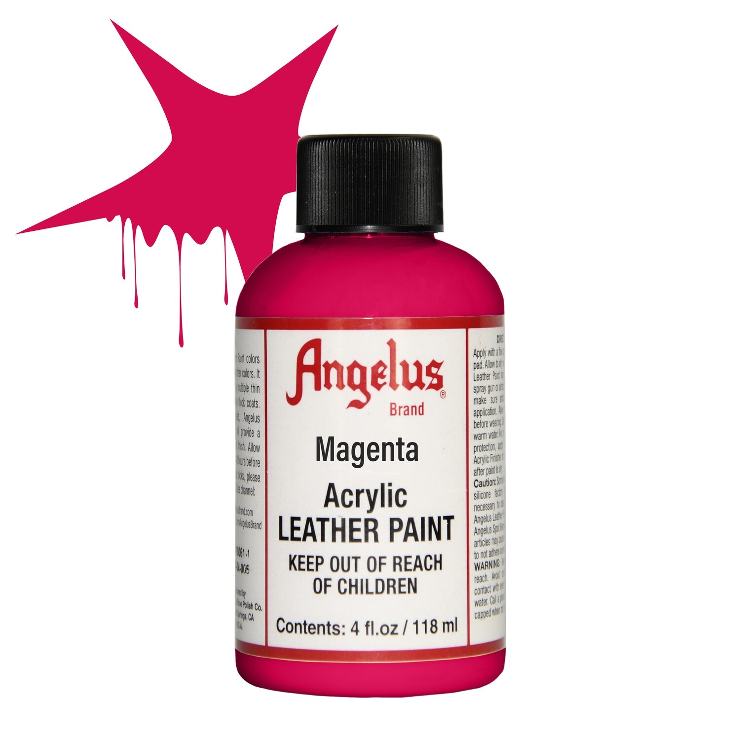 Angelus Magenta Leather Paint