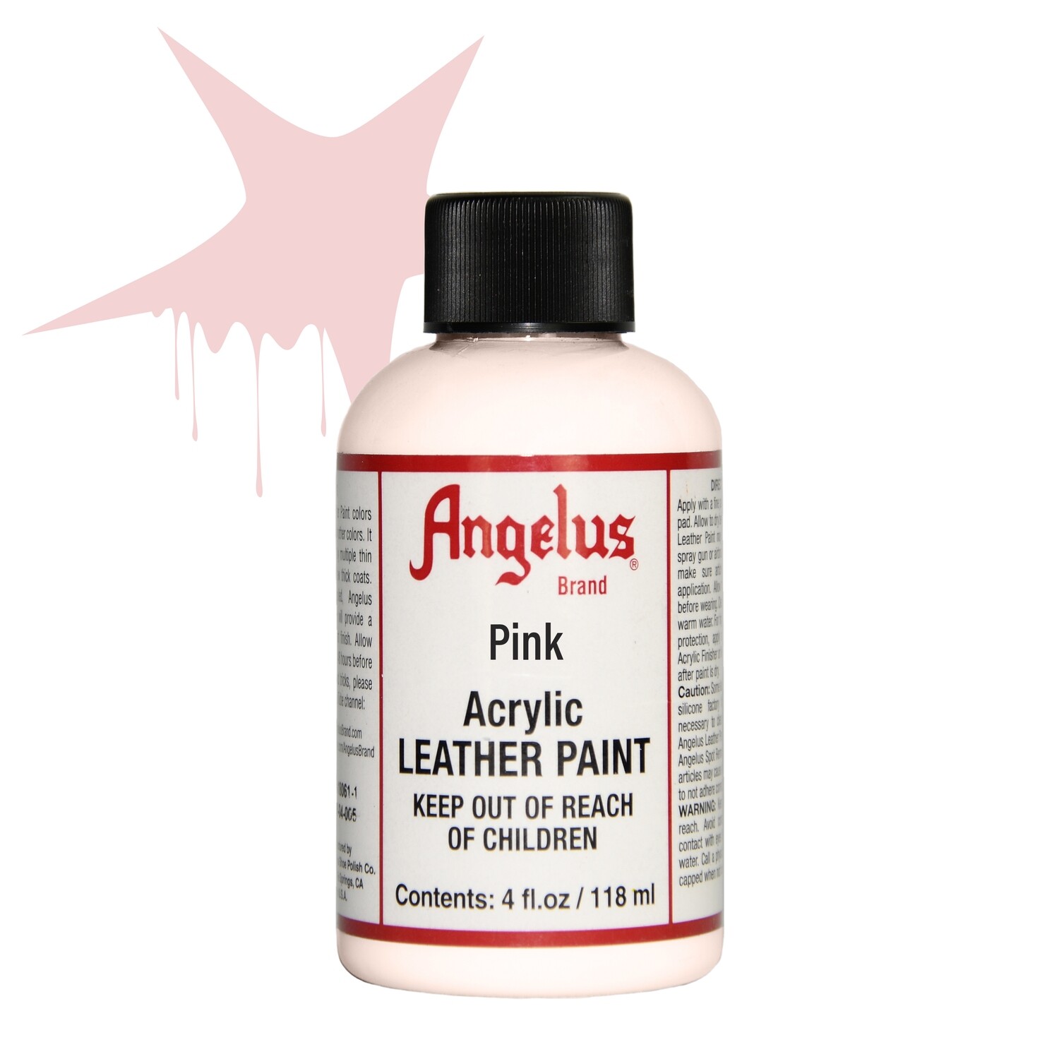 Angelus Pink Leather Paint