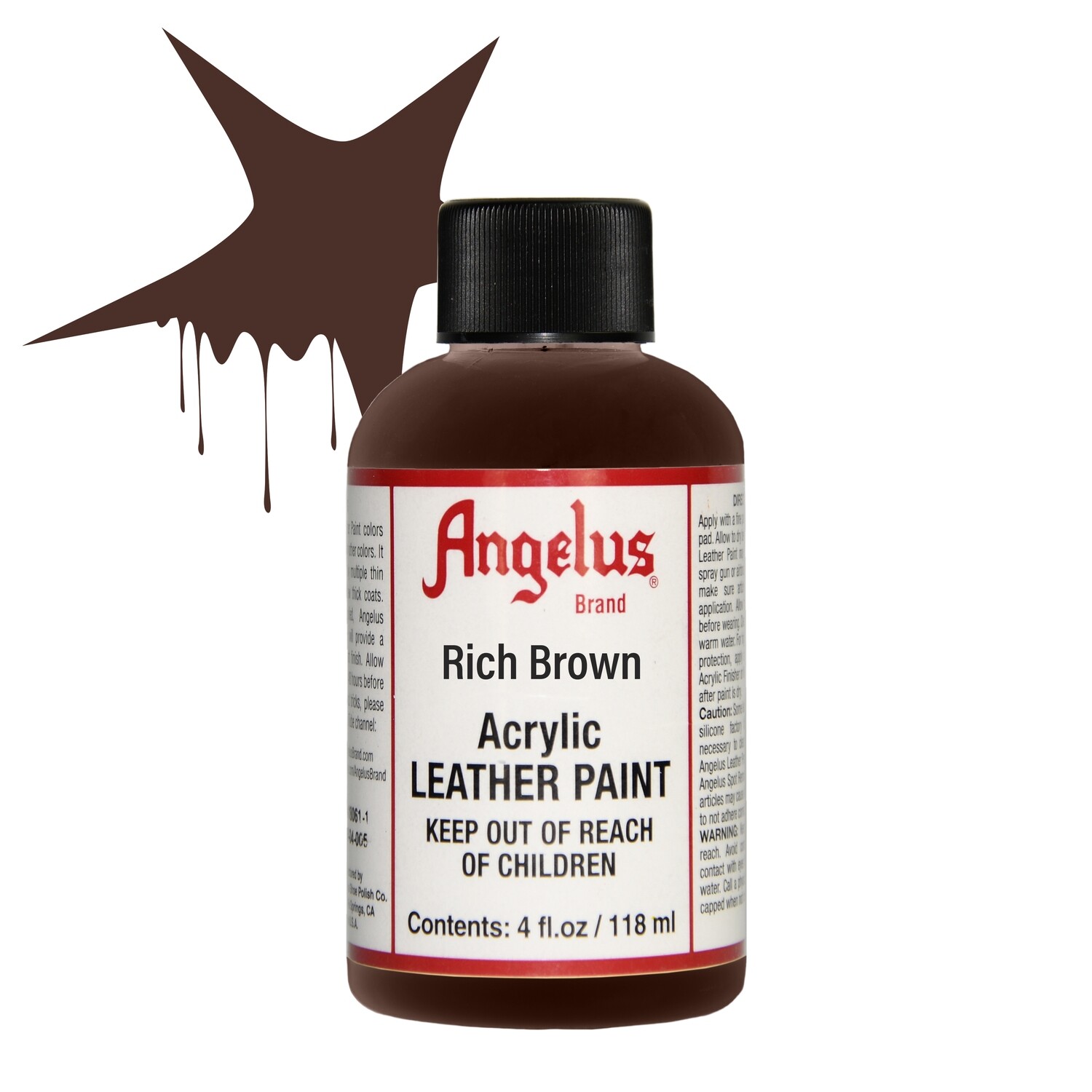 Angelus Rich Brown Leather Paint