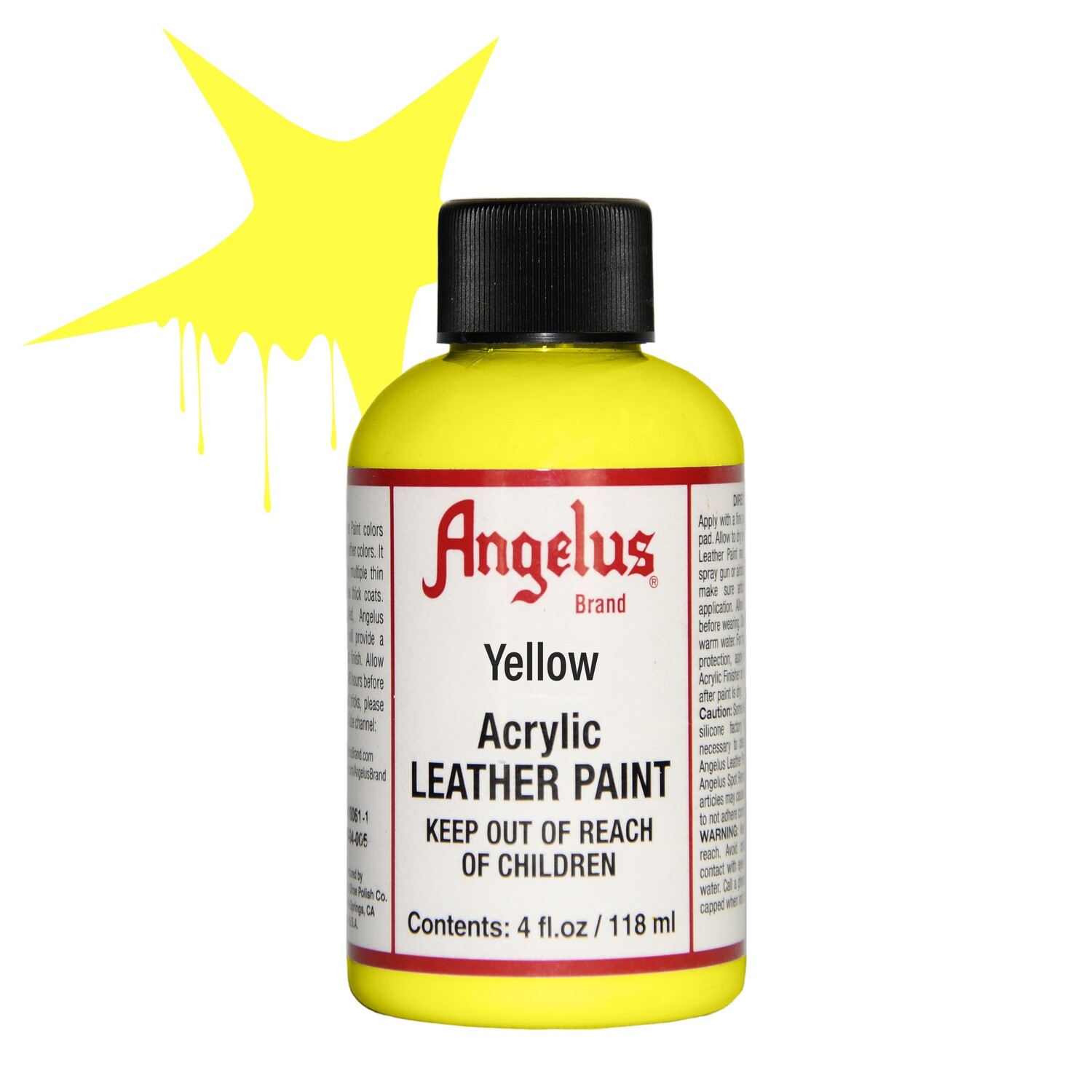 Angelus Yellow Leather Paint