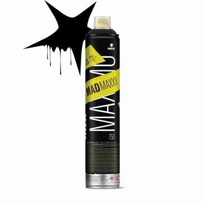 MTN Madmaxxx  Spray Paint, Colour: Black