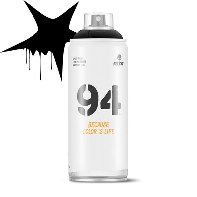 MTN 94 Matte Black Spray Paint