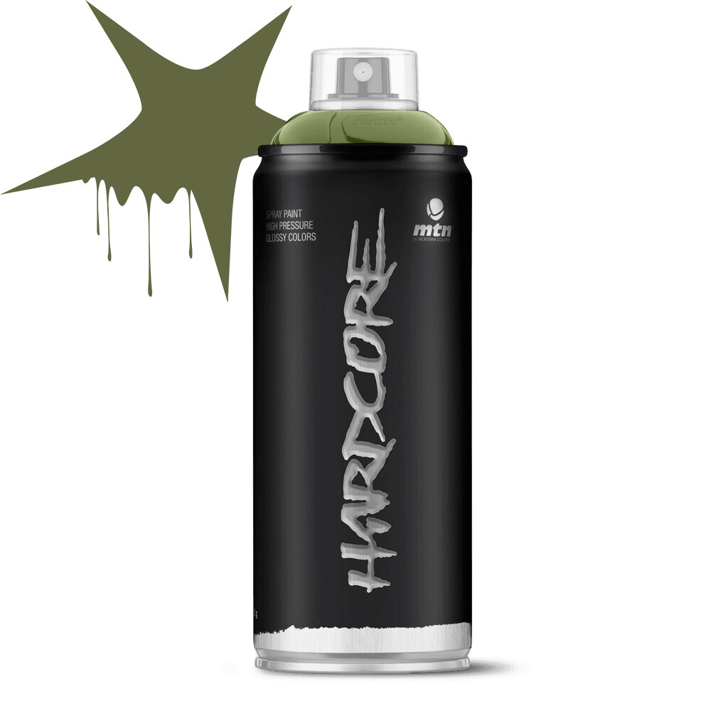 MTN Hardcore Olive Green Spray Paint