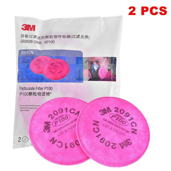 3M™ Particulate Filter 2091/07000(AAD), P100 100 EA/Case, Pack Size: 2 Pack