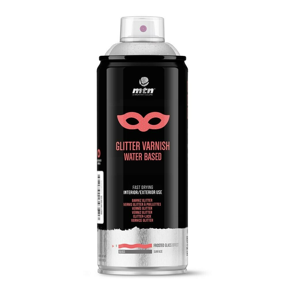 MTN Glitter Spray Varnish, Colour: Multicolored