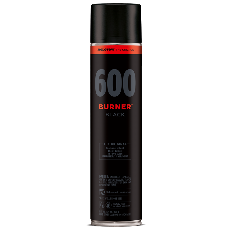 BURNER™ 600 ML, Colour: Black