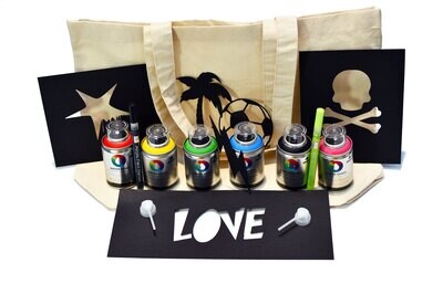 The Tote Bag Spray Paint Kit  (6)
