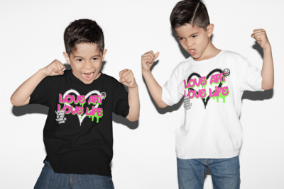 Love Art Love LIfe Kids Softstyle Tee
