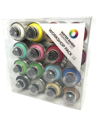 MTN Water Based Spray Paint Workshop Pack (16)