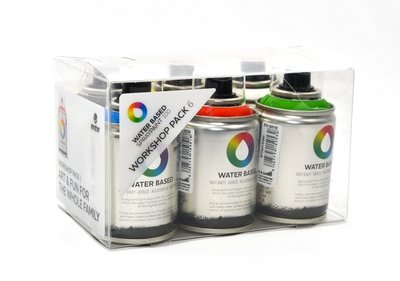 MTN Water Based Spray Paint Workshop Pack (6)