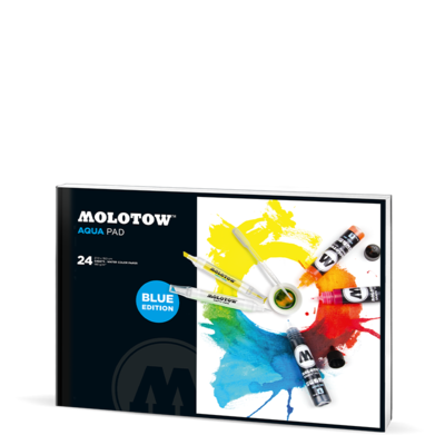 Molotow Aqua Pad Blue Edition - (27 x 19.5 cm)