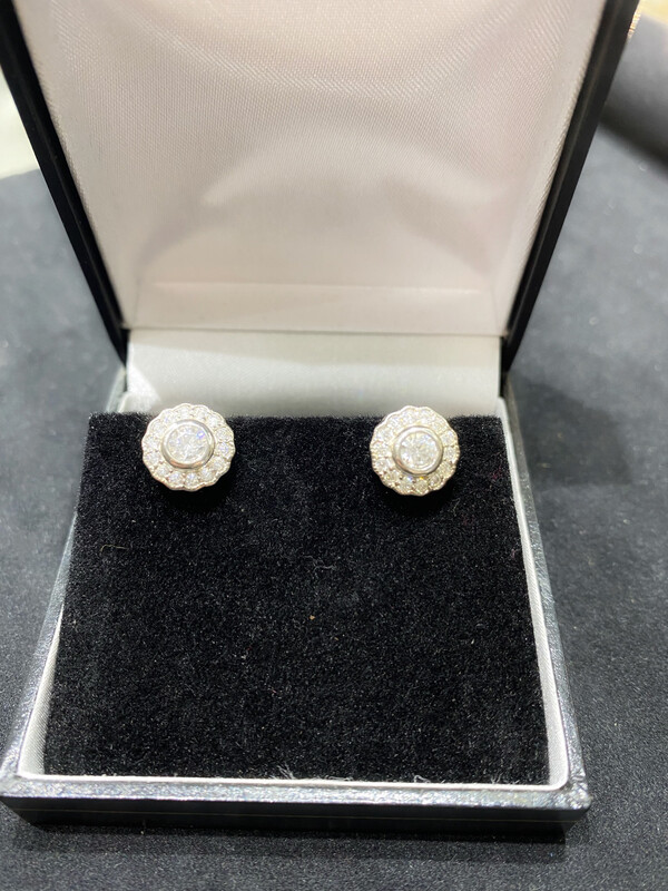 Vintage Inspired Silver Earrings