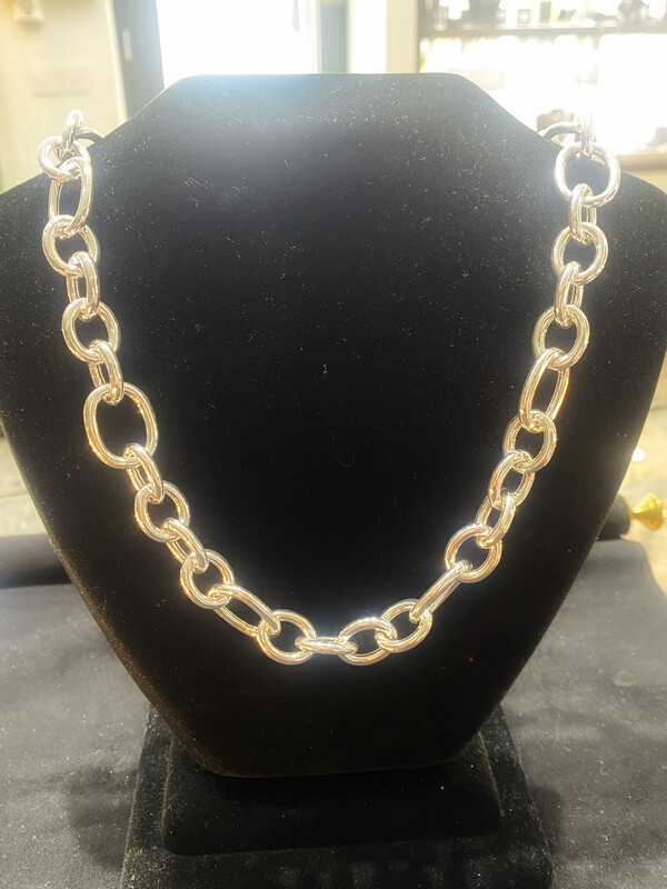 Silver Link Necklace