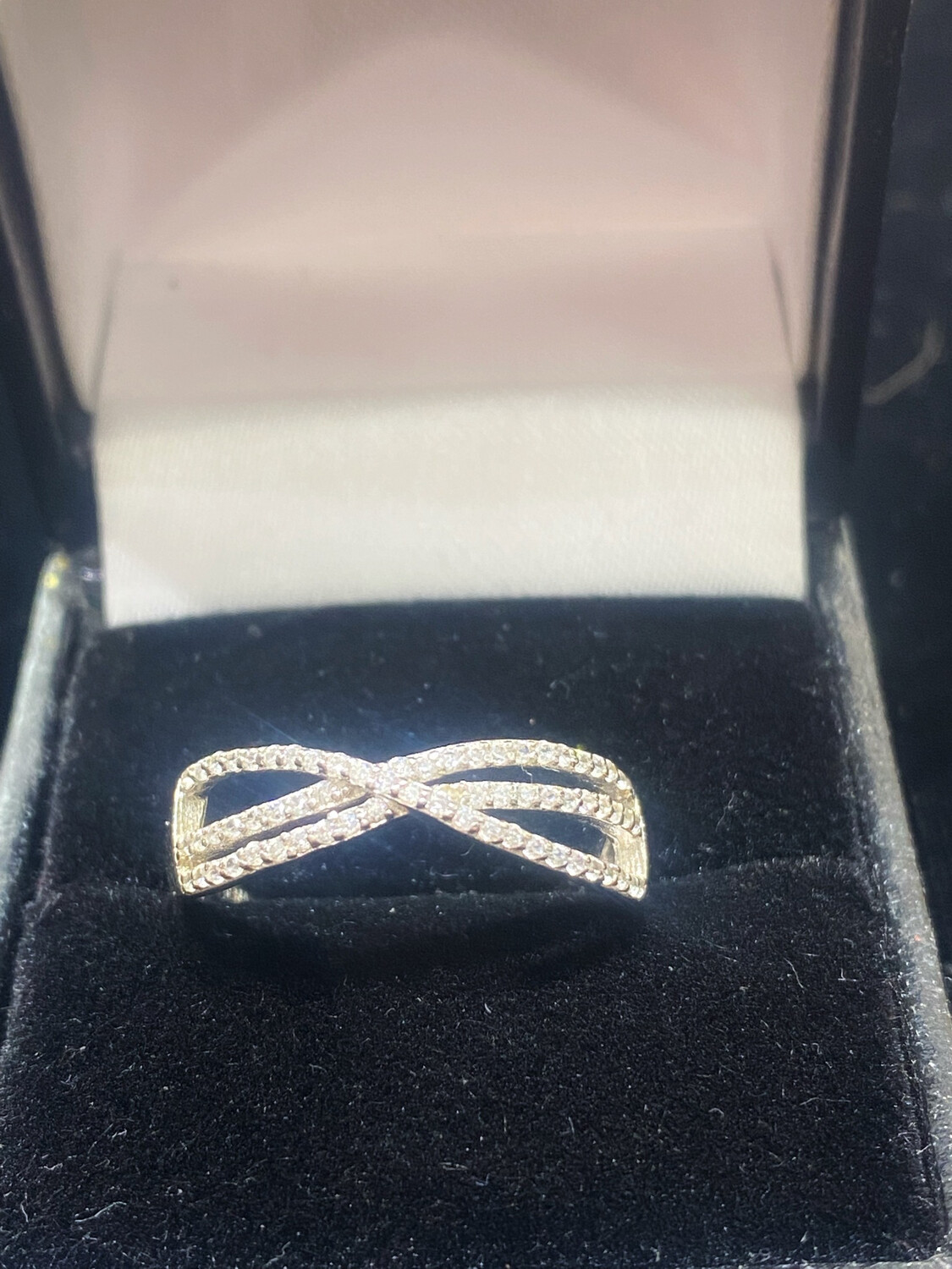Triple Twist Silver Ring