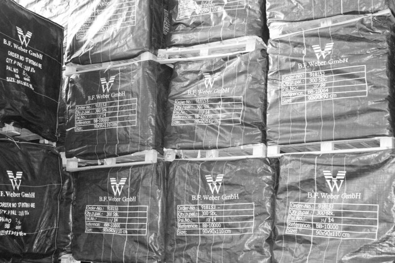 Bändchengewebesack Mineralwolle KMF Bändchengewebesack Mineralwolle KMF