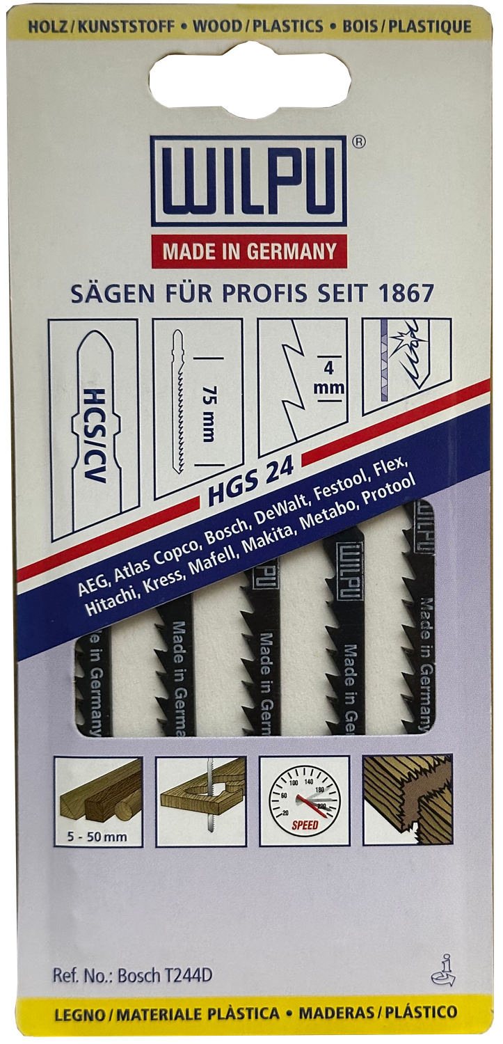 WILPU HCS-Stichsägeblatt HGS24