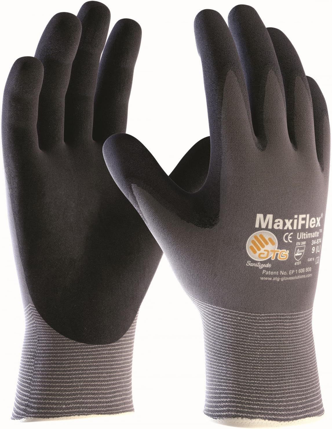 RESTPOSTEN !!! MaxiFlex Nylon-Strick-Handschuh