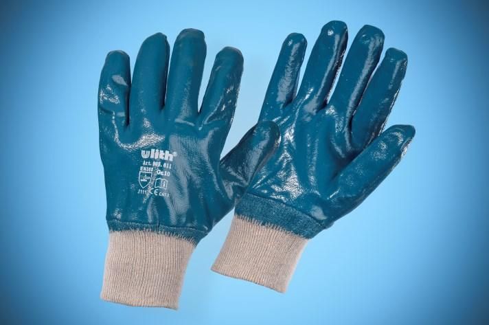 Nitril Handschuhe blau 12 Paar