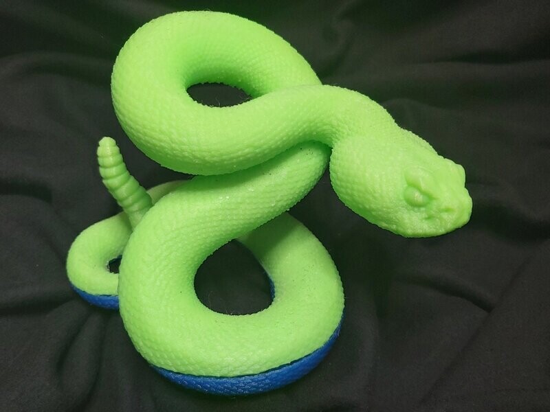 3D printet stor slange