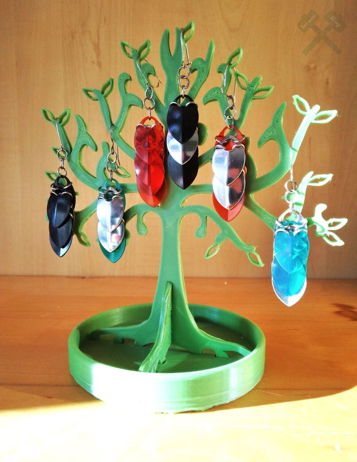 small scale oorbellen