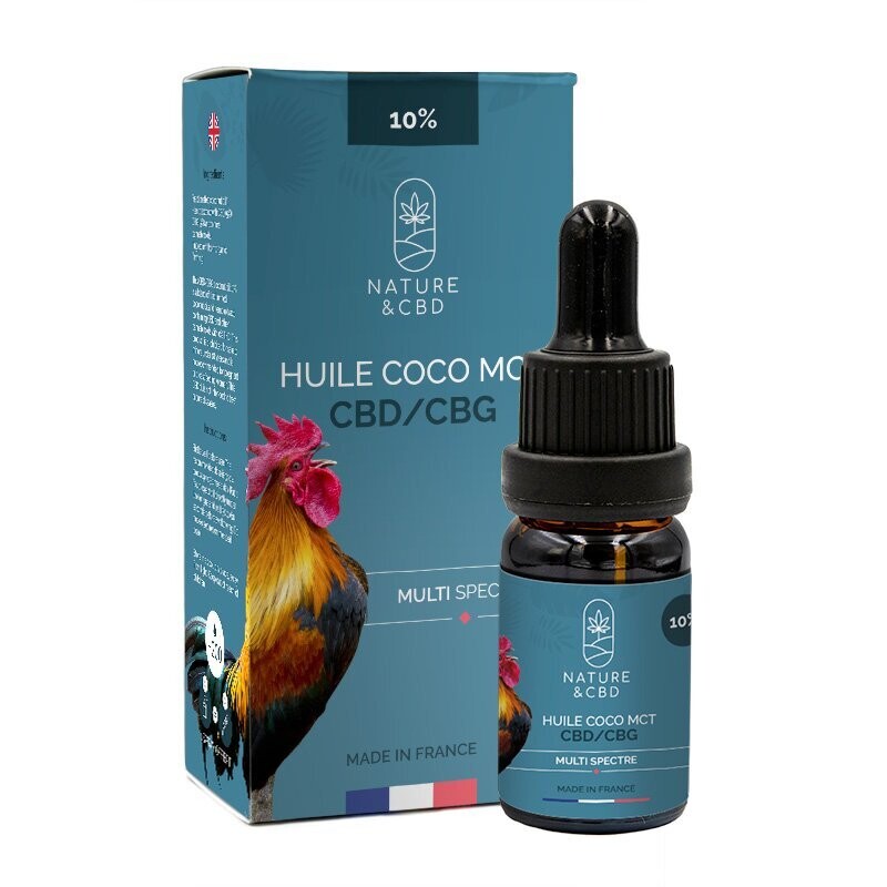HUILE COCO MCT CBD/CBG 10%