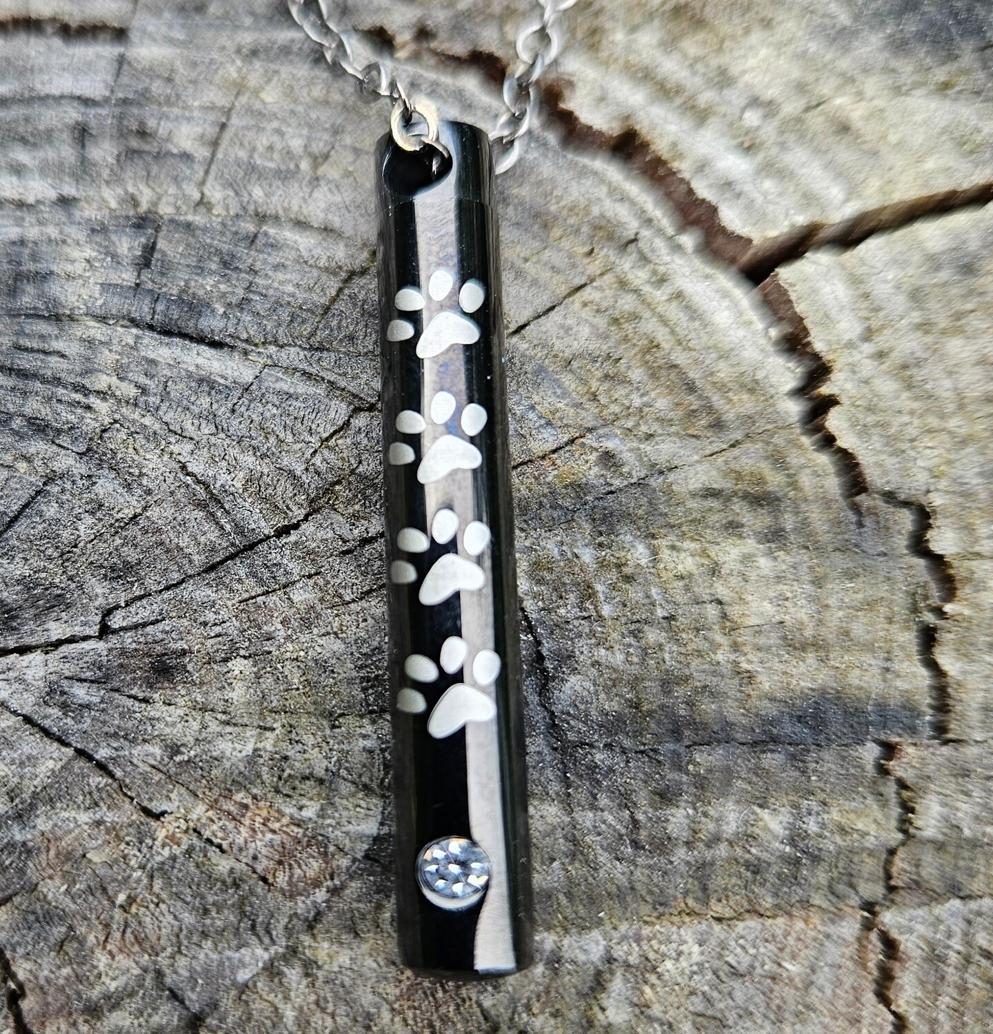 Mini Urne Stab mit Pfötchen Sortiment