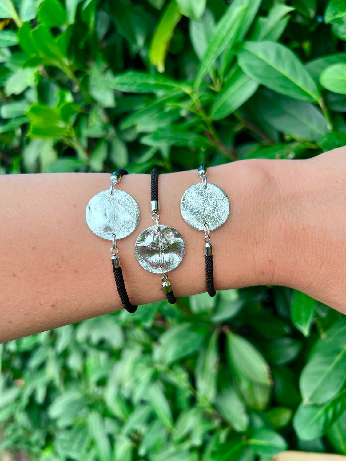 Armband mit Pfoten- oder Nasenabdruck in silber oder bronze Ihres geliebten Haustiers