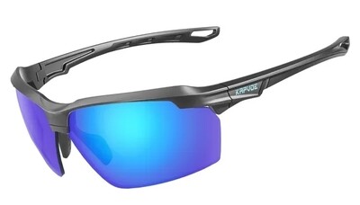 KAPVOE - Sportbrille mit Polfilter blau