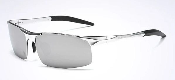 Marken-Designerbrille Silber Marken-Designerbrille Silber