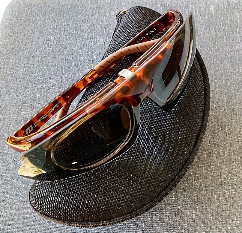 Sportbrille D1148 "Visor" Gestell demi/schildpatt