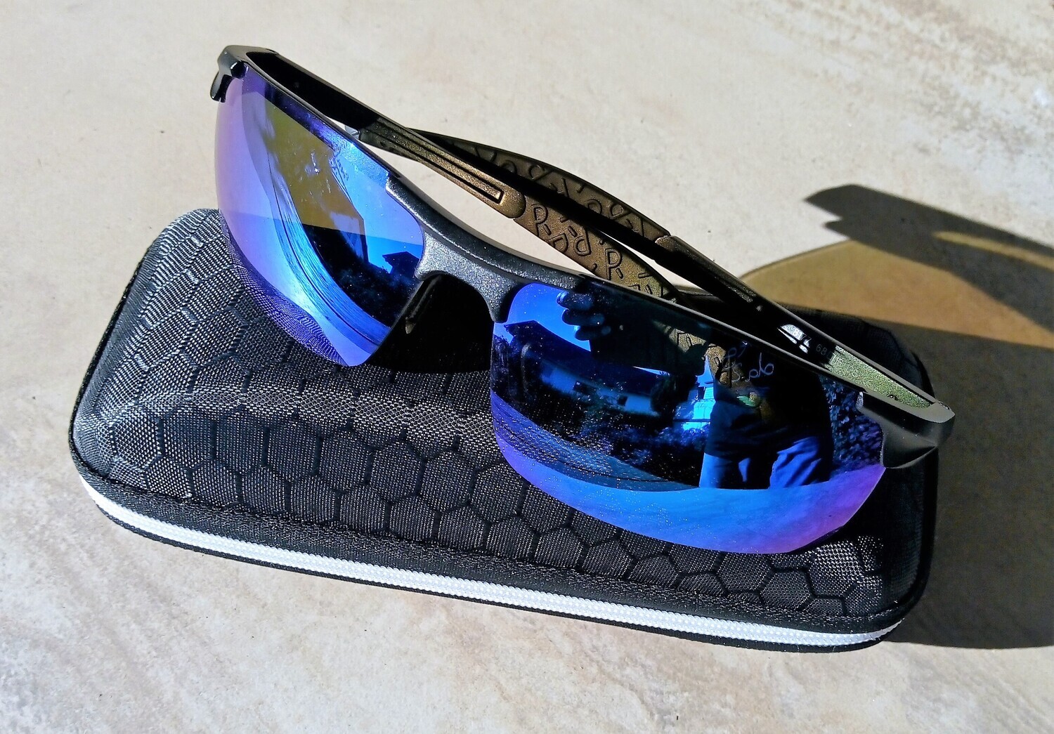 Marken-Designerbrille Alu-Magnesium Blue