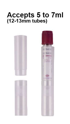 5-7ml blood tube adapters, 8/pk