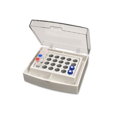 Block, 24 x 2 ml HPLC / Autosampler vials (12 x 32 mm)