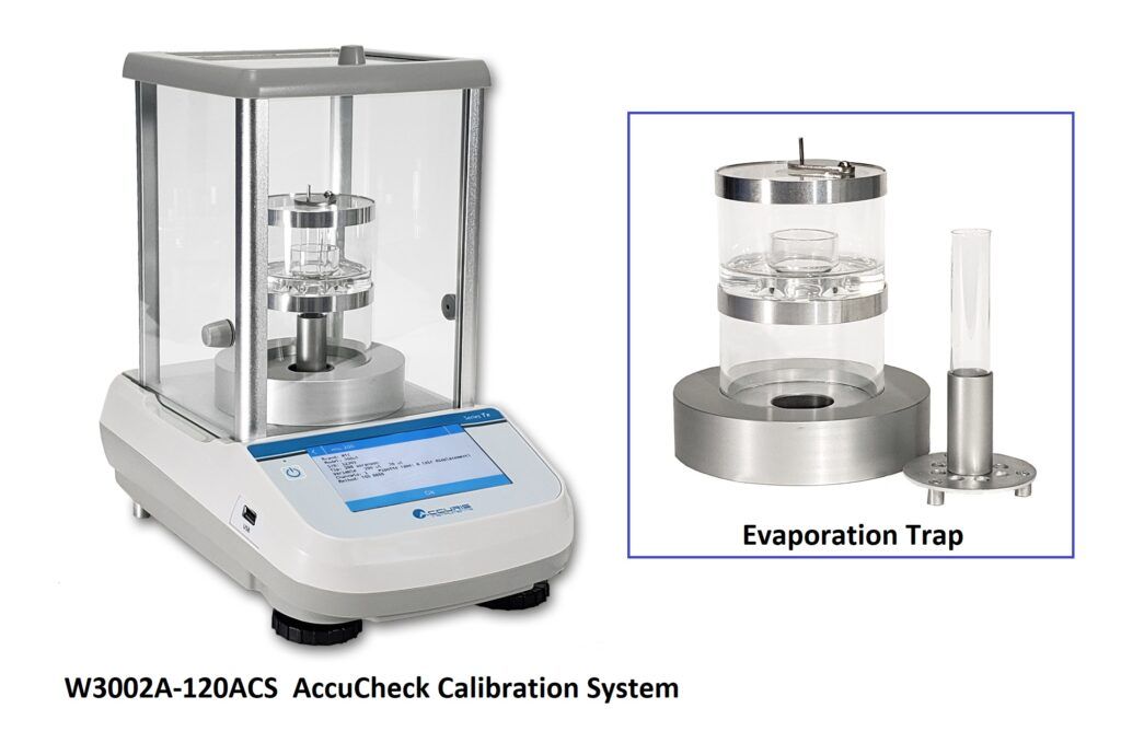Analytical Balance, Automatic Pipette Calibration System with software and evaporation trap