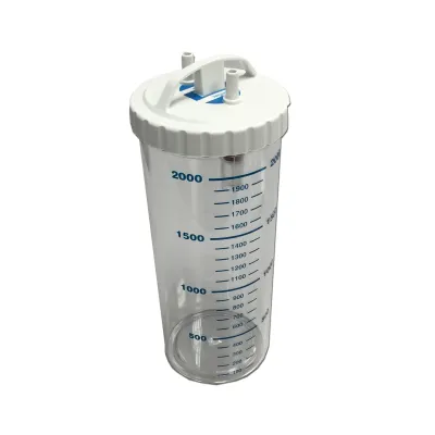 2L collection bottle with lid and gasket