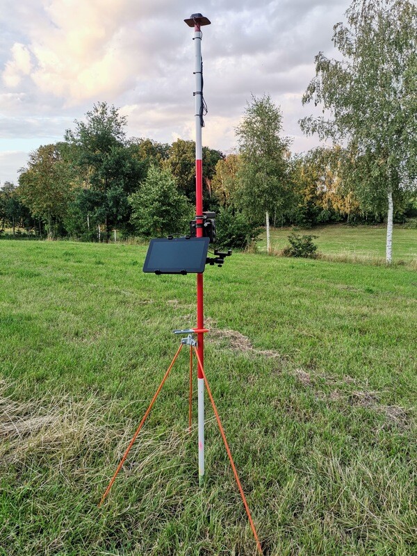 GPS gestützte Grenzsteinsuche