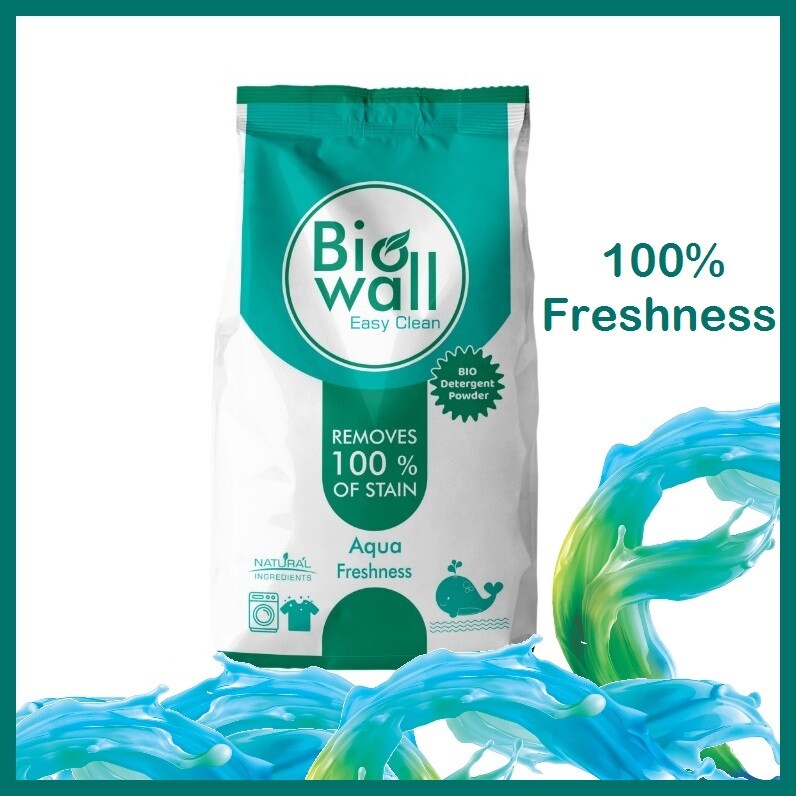 Biowall Easyclean - Bio Detergent Powder made with natural and eco-friendly ingredients - 1 Kg