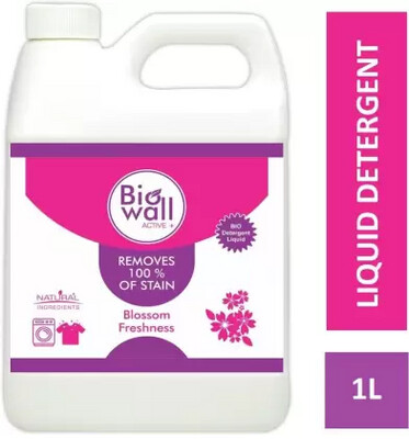 Biowall Detergent Liquid- Bio Detergent made with natural and eco-friendly ingredients - 1 L