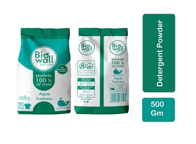 Biowall Detergent powder- Bio Detergent made with natural and eco-friendly ingredients - 500 gm