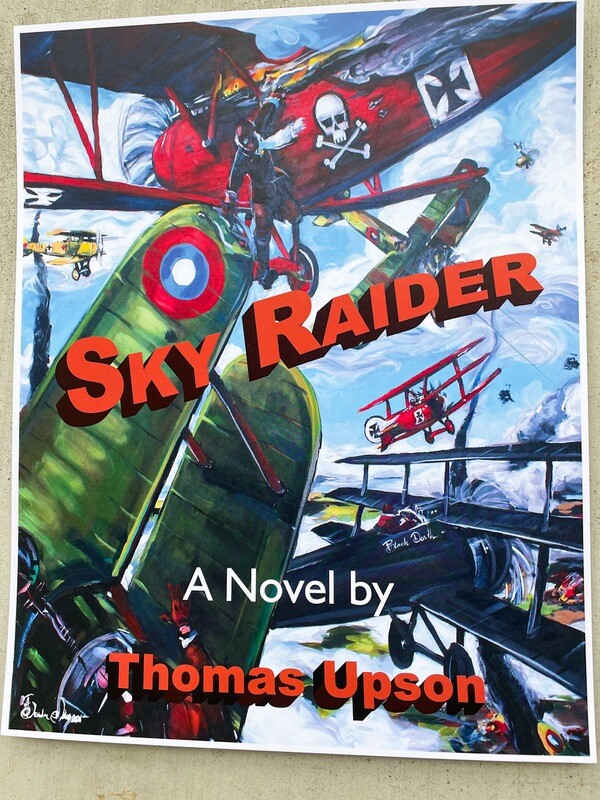 SKY RAIDER Poster 11"x14" front cover