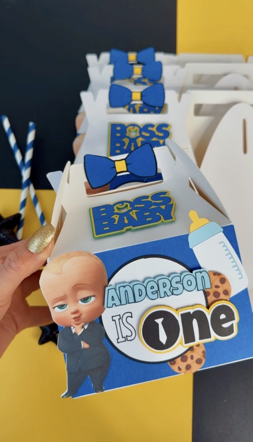 Boss Baby Favors, Boss Baby Treat Boxes, Boss Baby Birthday Party