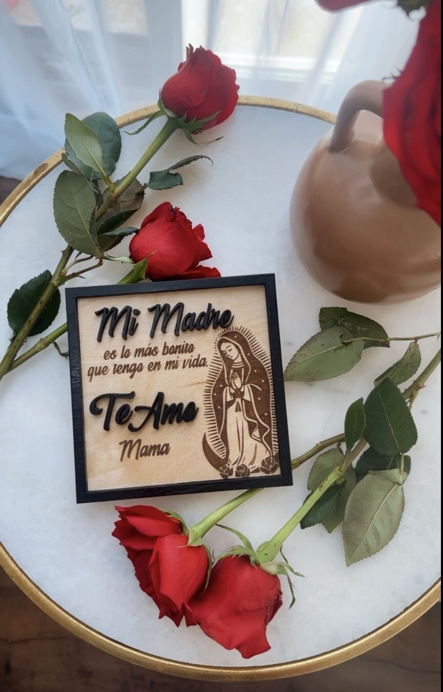 Mother&#39;s Day Gift, Virgen De Guadalupe Gift, Mother&#39;s Birthday Gift, Catholic Gift, Catholic Home Decor,