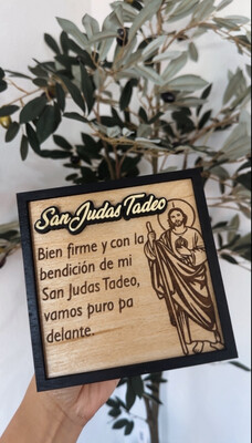 San Judas Tadeo Frame, San Judas Tadeo Sign, Husband Gift, Fathers Day