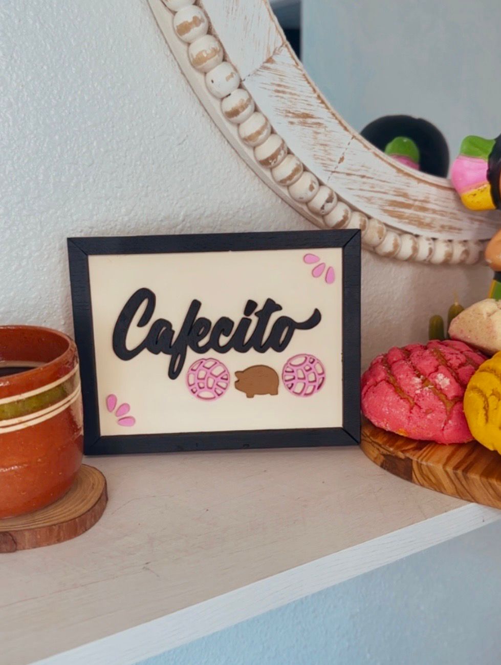 Cafecito Decor, Coffee Decor, Coffee Bar Decor, Concha Decor, Cafecito y Chisme Decor, Cafe Decor, Cafe Bar