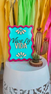 Vive La Vida Decor, Spanish Signs, Positive Quotes, Cielito Lindo Decor