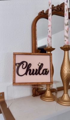 Spanish Signs, Chula Decor, Vanity Decor, Housewarming gift, Olla De Baro Decor, Home Decor, Cafecito Decor