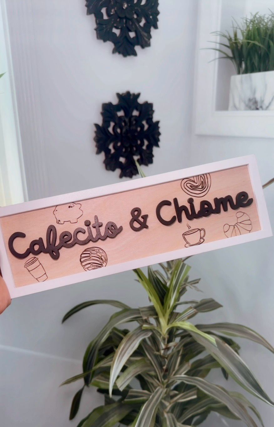 Cafecito y Chisme, Cocina Mexicana, Housewarming gift, Olla De Barro Decor, Pan Dulce, Home Decor, Cafecito Decor