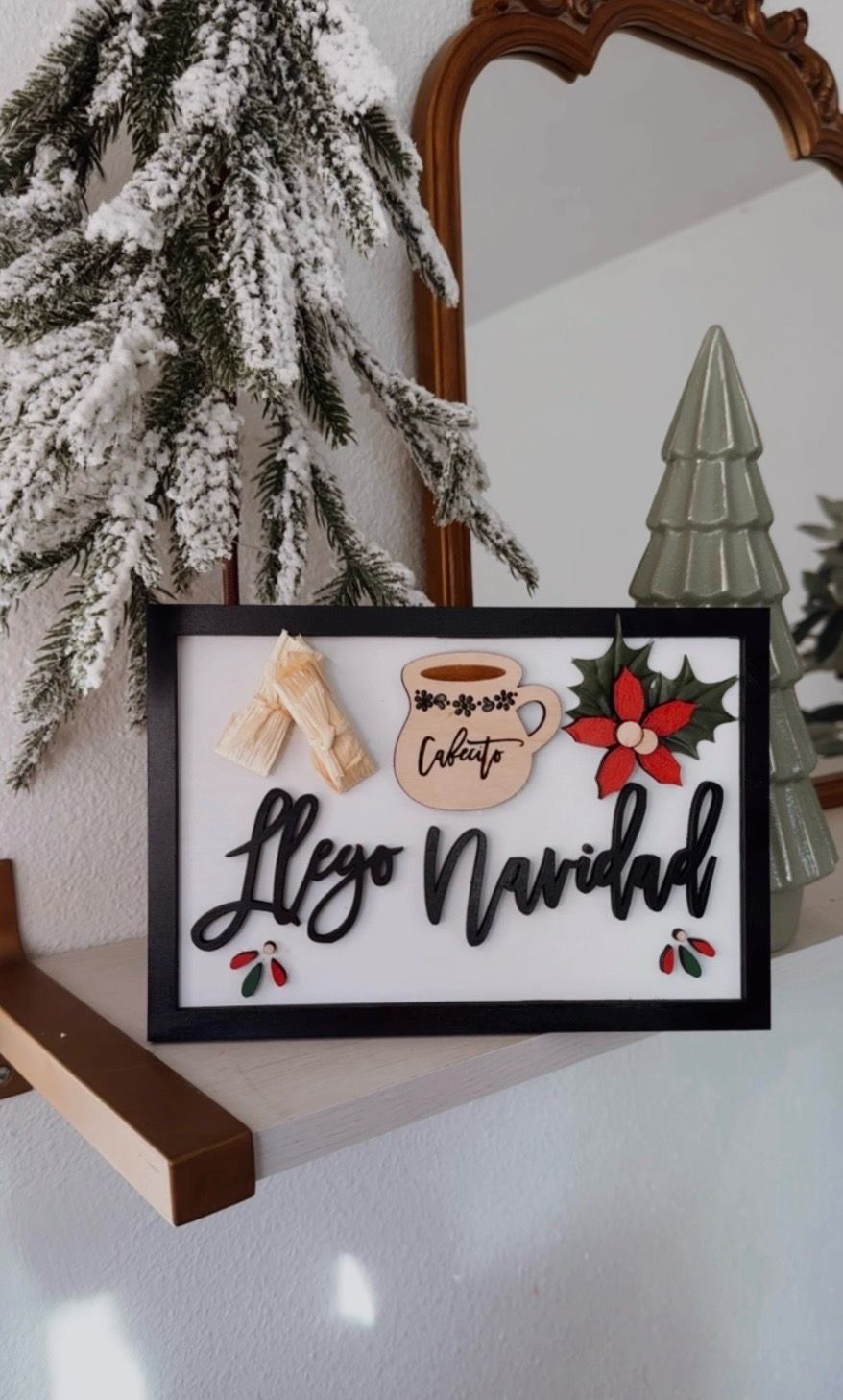 Tamales, Feliz Navidad Decor, Mexico Art, Merry Christmas Decor, Casa Mexicana, Cafecito Decor, Coffee Bar Decor,